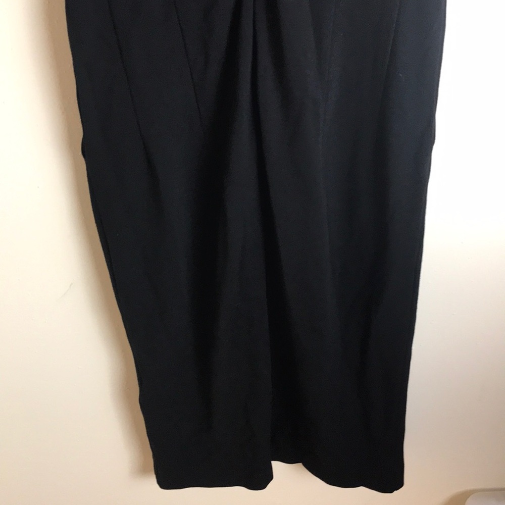 L.K. Bennett Black Liya Midi Dress Size 2 - Picture 5 of 8